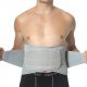 Adjustable Compression Back Brace Lumbar Support Belt, Grey, Size L