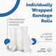 Gauze Bandage Roll with Tape (Pack of 48) - 4 Inch by 4 Yards Rolled Gauze Wrap - White Gauze Rolls - Breathable Gauze Wrap Used for First Aid Wound Care & Medical Supplies