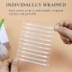 Cotton Swabs - Individually Wrapped Double Tipped Paper Sticks for Ear, Make-up, 100 Count (White, Round/Pointed End)