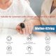 Oxygen Monitor with Vibration Reminder -Bluetooth O2 Pulse Oximeter Rechargeable, Continuous Recording of SpO2 & PR, Blood Oxygen Saturation Tracker with Free APP & PC Reports