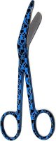 Bandage Scissors 5.5", Made of Premium quality Stainless Steel Ideal Gift for Nurses, Medical Students, Paramedics, Doctors, Home Stainless Steel (Blue)
