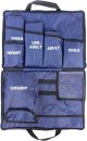 Aneroid Sphygmomanometer Kit, Manual Blood Pressure Monitor Set with 5 Cuffs for Infant, Child, Adult, Large Adult, Thigh, & Carrying Case – Blue