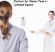 2 Pack Pocket Eye Chart, 2 in 1 Eye Chart 6 Feet and Pocket Eye Chart, 6.5x3.5 Inches Handheld Double Sided Plastic Eye Chart for Eye Exams (2 Pack 6 Feet)