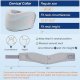 Neck Brace for Neck Pain Relief and Support to Relieve Pain and Pressure on the Spine for Men and Women for Sleeping (Gray, S, 3 Inch Deep Neck Brace)