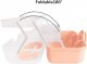 First Aid Medicine Box, 3-Tier Fold Tray Medicine Storage Containers, Multipurpose Empty Portable Storage Box,First Aid Kits [Pink]