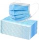 Premium Disposable Blue Face Mask, Soft on Skin, Pack of 3-Ply Masks Facial Cover with Elastic Earloops