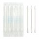 Cotton Swabs - Individually Wrapped Double Tipped Paper Sticks for Ear, Make-up, 100 Count (White, Round/Pointed End)