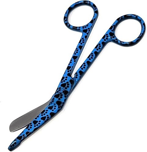Bandage Scissors 5.5", Made of Premium quality Stainless Steel Ideal Gift for Nurses, Medical Students, Paramedics, Doctors, Home Stainless Steel (Blue)