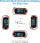 OLED Finger Pulse Oximeter, O2 Meter, Dual Color White/Rose Gold