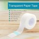 Transparent Medical Tape, 12 Rolls Adhesive Clear Hypoallergenic Surgical Tape, PE First Aid Tape for Wound, Bandage, 1inch x 10Yards, Sensitive Skin, Latex Free
