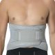 Adjustable Compression Back Brace Lumbar Support Belt, Grey, Size L