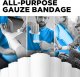 Premium Gauze Rolls - (24 Pack) - 4" x 4.1yd Breathable Rolled Gauze - Individually Wrapped + Bonus Tape - First Aid Conforming Gauze Wrap Roll for Wounds