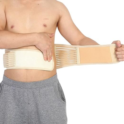 Self-Heating Lumbar Back Support Belt, Anti Fatigue Spine Injury Prevention Back Waist Brace Belt Band Support Protector, Pain & Discomfort Relief from Slipped Disc, Backache