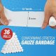 Gauze Bandage Rolls –36 Rolls- Premium First Aid Supplies for Safe ,Breathable Gauze Rolls – 3” x 4.1 Yards Bandage Wrap for Wound Dressing