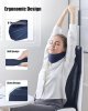 Neck Brace for Sleeping - Neck Pain Relief and Support, Soft Foam Wrap to Keep Vertebrae Stable, Relieve Cervical Pressure for Men and Women, Blue (12.6-15.8 Inch)