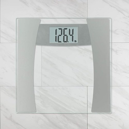 Digital Bathroom Scale, Silver