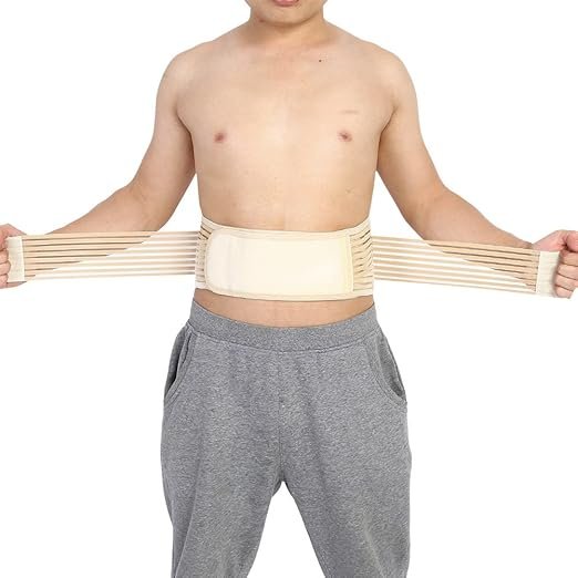 Self-Heating Lumbar Back Support Belt, Anti Fatigue Spine Injury Prevention Back Waist Brace Belt Band Support Protector, Pain & Discomfort Relief from Slipped Disc, Backache