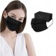 100 Pcs Disposable Face Masks, 3 Ply Face Masks Black Disposable Mask, (Disposable face mask)