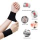 Wrist Compression Sleeve (4PCS), Soft Wrist Support Brace Wrist Bands for Tendonitis, Arthritis, Sprains Pain Relief, Elastic Carpal Tunnel Wraps Protector for Fitness, Sport, Weightlifting