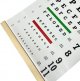 Eye Chart Pocket Eye Exam Kit with Cute Eye Occluders 20 Feet Optical Eye Test Reusable Wooden Frame Canvas Eye Chart for Kids and Adults