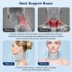 Neck Brace for Neck Pain Relief and Support to Relieve Pain and Pressure on the Spine for Men and Women for Sleeping (Gray, S, 3 Inch Deep Neck Brace)