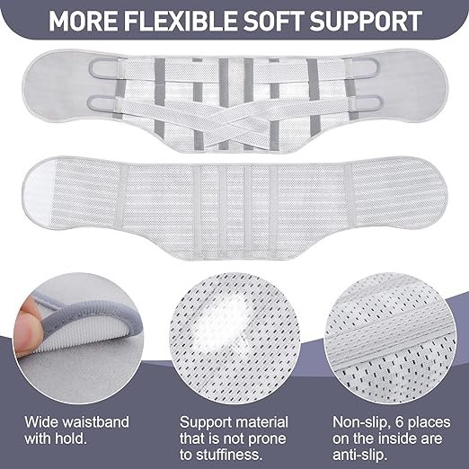 Breathable Back Brace for Relieve Lower Back Pain Women and Men - Back Support Belt and Improve Posture with Comfort, Back Pain Relief