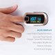 OLED Finger Pulse Oximeter, O2 Meter, Dual Color White/Rose Gold