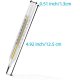 ℃&℉ Clinical Glass Thermometer for Underarm 2PCS - Classic Non Digital Thermometer for Adults - Medical Fever Thermometer - Accurate Easy Reading