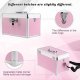 Medicine Box, First Aid Safe Medication Storage Box,Layered Aluminum Daily Medicine Cabinet,10.2" x 6.2" x 7.7", Pink