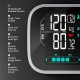 Premium Digital Bluetooth Blood Pressure Monitor for Home Use, Multicolor Large Screen, Black