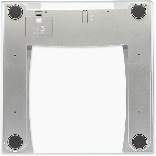 Digital Bathroom Scale, Silver