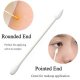 Cotton Swabs - Individually Wrapped Double Tipped Paper Sticks for Ear, Make-up, 100 Count (White, Round/Pointed End)