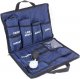 Aneroid Sphygmomanometer Kit, Manual Blood Pressure Monitor Set with 5 Cuffs for Infant, Child, Adult, Large Adult, Thigh, & Carrying Case – Blue