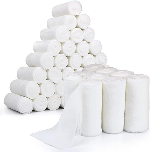 Gauze Bandage Rolls –36 Rolls- Premium First Aid Supplies for Safe ,Breathable Gauze Rolls – 3” x 4.1 Yards Bandage Wrap for Wound Dressing