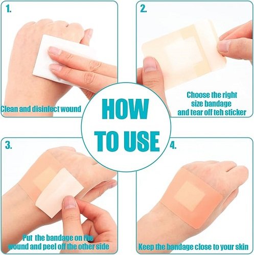 720 Pcs Variety Bandages Pack Assorted Sizes Fingertip Bandages Waterproof Bandages Breathable Adhesive Bandages Bulk for First Aid Wound Care Scrapes Blister