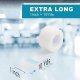 Transparent Medical Tape, 12 Rolls Adhesive Clear Hypoallergenic Surgical Tape, PE First Aid Tape for Wound, Bandage, 1inch x 10Yards, Sensitive Skin, Latex Free