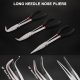 4PCS 11"Long Needle Nose Pliers Set, Long Reach Straight Pliers, 45°Bent Nose Pliers, 90°Bent Nose Pliers, Diagonal Pliers for Narrow Spaces and Limited Areas