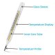 ℃&℉ Clinical Glass Thermometer for Underarm 2PCS - Classic Non Digital Thermometer for Adults - Medical Fever Thermometer - Accurate Easy Reading