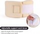 Soft Foam Neck Brace Universal Cervical Collar, Adjustable Neck Support Brace for Sleeping - Relieves Neck Pain and Spine Pressure, Neck Collar After Whiplash or Injury (2.5" Depth Collar, L)