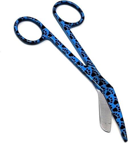 Bandage Scissors 5.5", Made of Premium quality Stainless Steel Ideal Gift for Nurses, Medical Students, Paramedics, Doctors, Home Stainless Steel (Blue)
