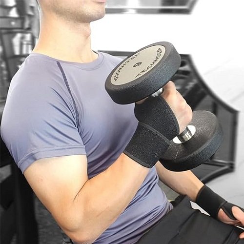 Wrist Support Brace/Carpal Tunnel/Hand Support, Adjustable for Arthritis and Tendinitis, Joint Pain Relief (Black), 2 Pack