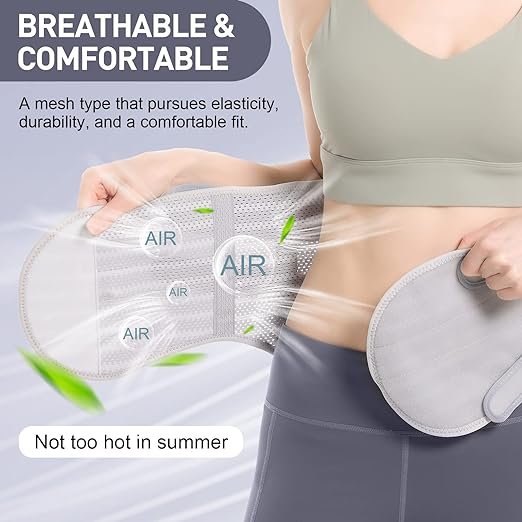 Breathable Back Brace for Relieve Lower Back Pain Women and Men - Back Support Belt and Improve Posture with Comfort, Back Pain Relief