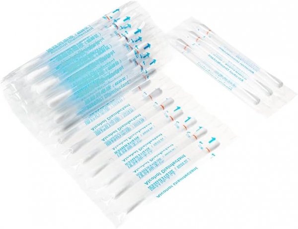 Alcohol Swabs Cotton Individually Wrapped Disposable First Aid Kit for Women Men Baby 50 Count
