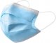 Premium Disposable Blue Face Mask, Soft on Skin, Pack of 3-Ply Masks Facial Cover with Elastic Earloops