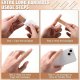 120 Pcs Extra Long Flexible Fabric Bandages, 4.75 x 0.75 Inch Adhesive Strip Bandages Non Latex Finger Bandages for Oversized Hands and Feet