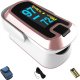 OLED Finger Pulse Oximeter, O2 Meter, Dual Color White/Rose Gold