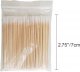 1000Pcs Pointed Cotton Swabs Wooden Handle Makeup Health Medical Ear Jewelry Clean Sticks Buds Tips